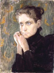 Akseli Gallen-Kallela - Portrait of the Actress Ida Aalberg