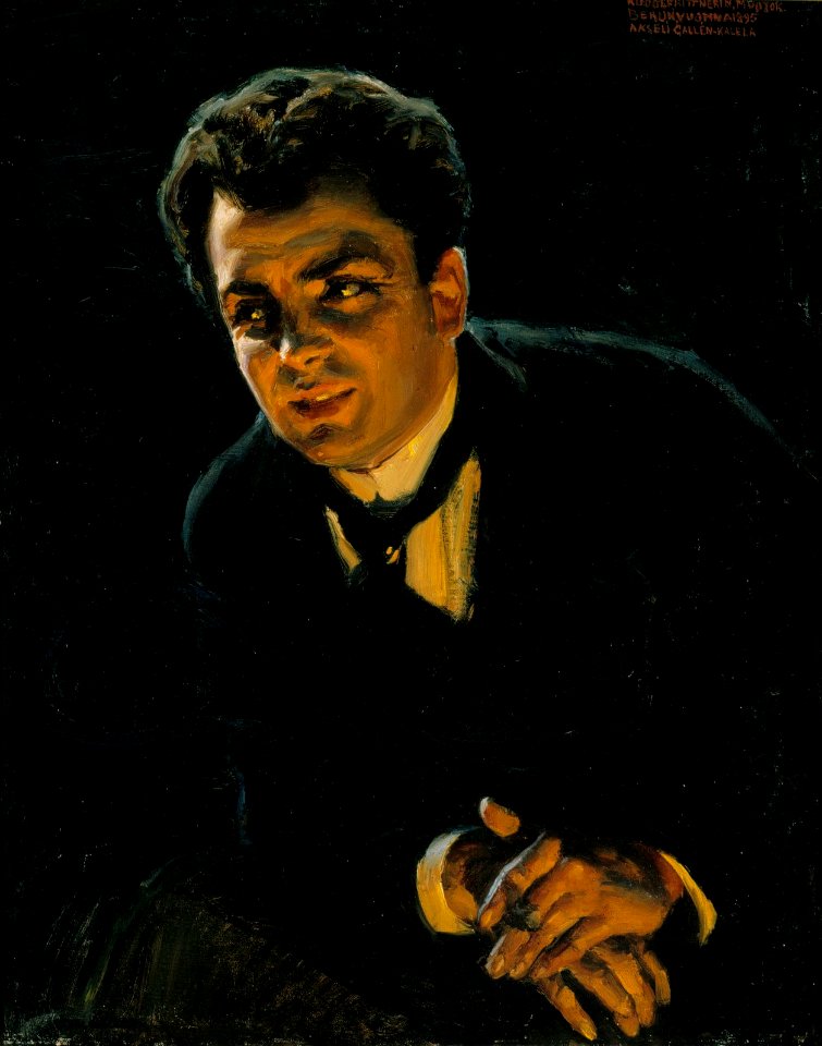 Akseli Gallen-Kallela - Portrait of the German Actor Rudolf Rittner - A II 1050 - Finnish National Gallery