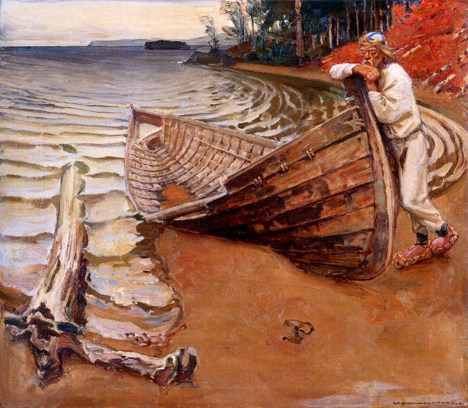 Akseli Gallen-Kallela - The Lamenting Boat (1924)