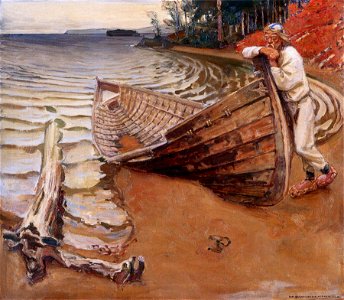 Akseli Gallen-Kallela - The Lamenting Boat (1924)