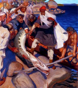 Akseli Gallen-Kallela - The Great Pike (1909)