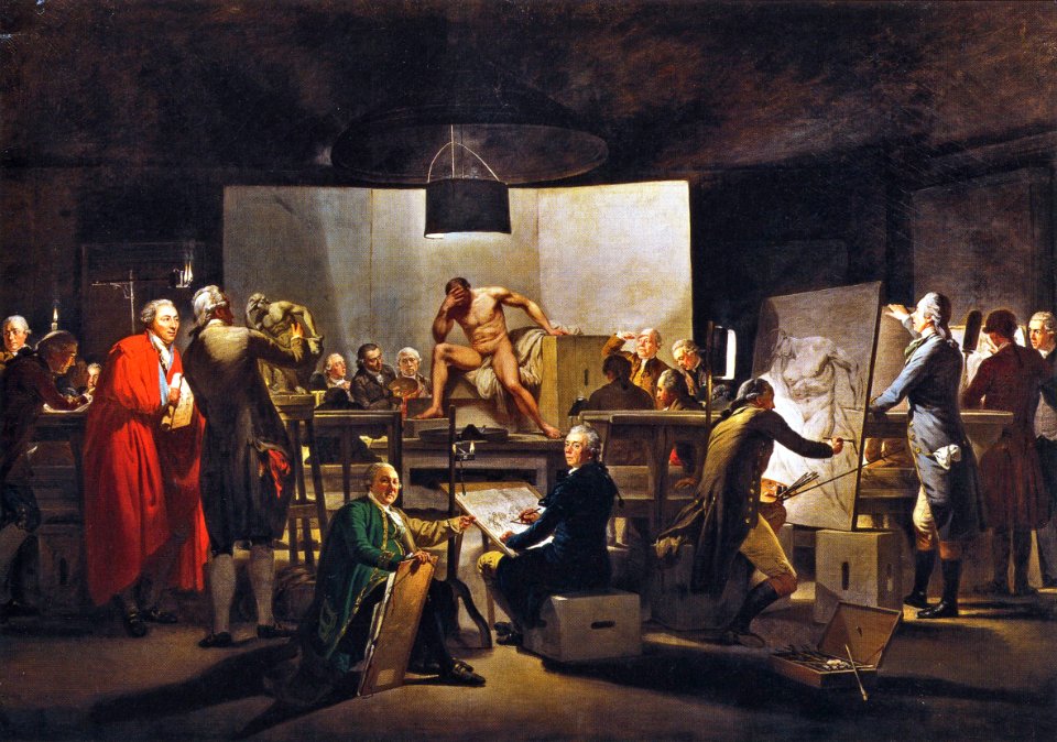 Aktsaal der Wiener Akademie (1787, Martin Ferdinand Quadal)
