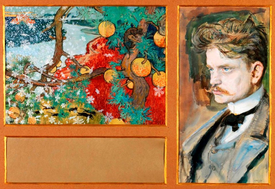 Akseli Gallen-Kallela - Sibelius as the Composer of En saga