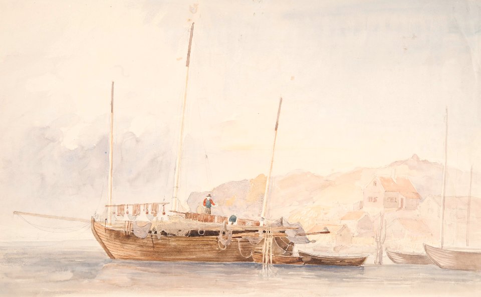 Akvarell - Sjöhistoriska museet - 1952-04-32