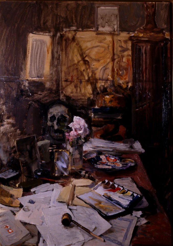 Akseli Gallen-Kallela - Worktable in Paris