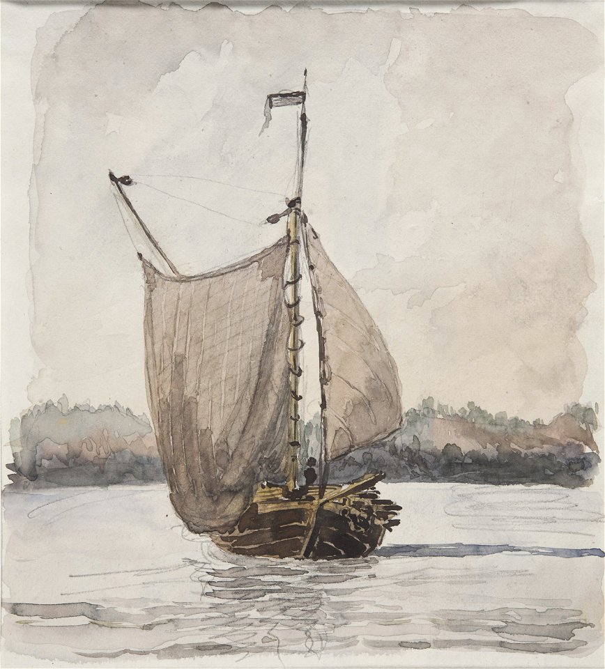 Akvarell - Sjöhistoriska museet - OB 79