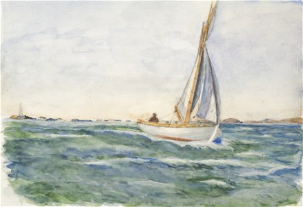 Akvarell - Sjöhistoriska museet - SB 1510