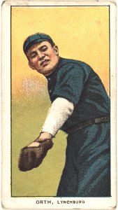 Al Orth, Lynchburg Team, baseball card portrait LCCN2008676881