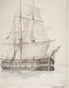 Akvarell - Sjöhistoriska museet - SB 159