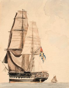 Akvarell - Sjöhistoriska museet - OB 153