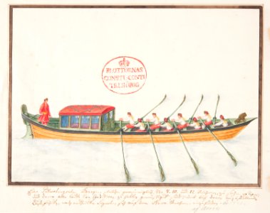 Akvarell - Sjöhistoriska museet - OB 91
