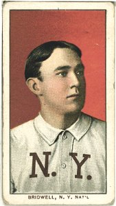 Al Bridwell, New York Giants, baseball card portrait LCCN2008676473