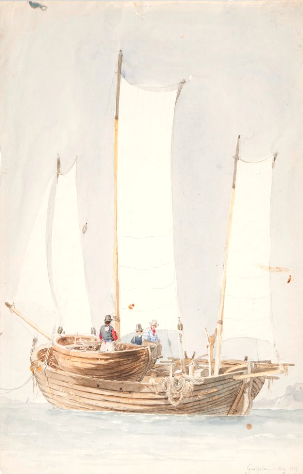 Akvarell - Sjöhistoriska museet - 1952-04-33