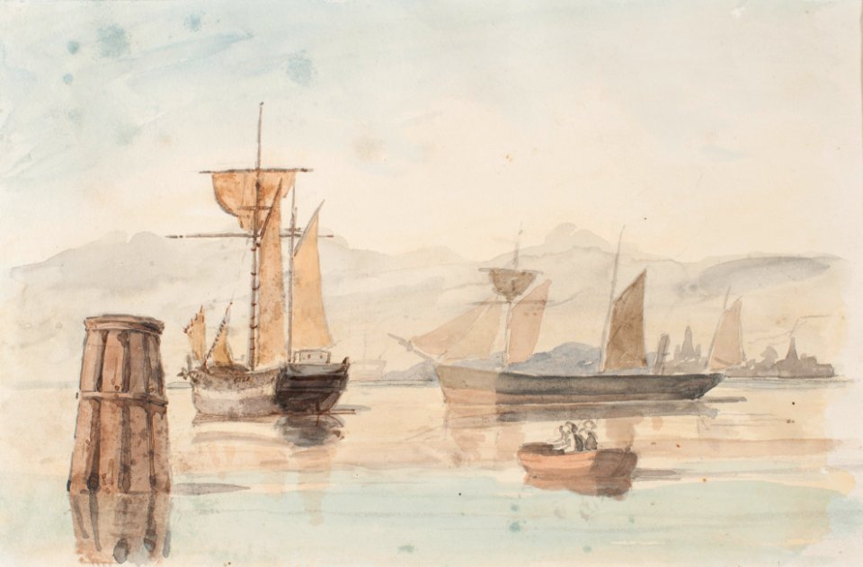 Akvarell - Sjöhistoriska museet - OB 75
