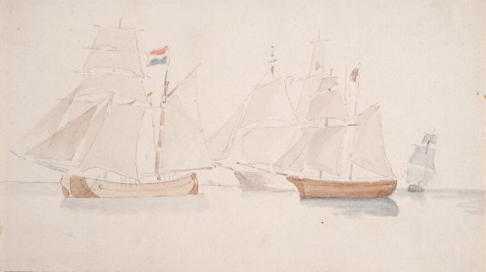 Akvarell - Sjöhistoriska museet - SB 154