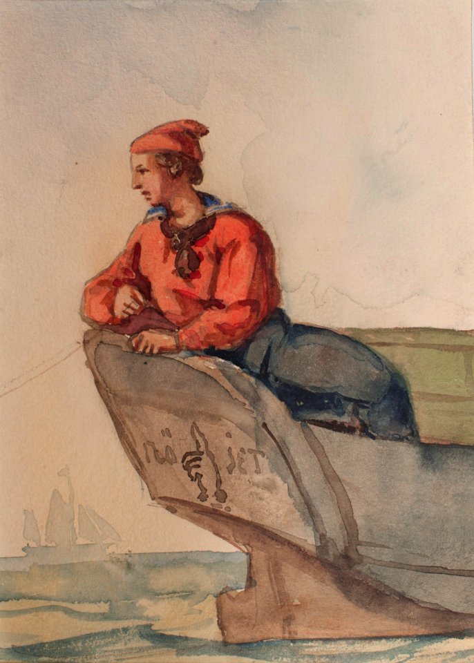 Akvarell - Sjöhistoriska museet - SB 1669
