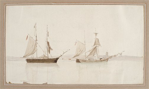 Akvarell - Sjöhistoriska museet - SB 1625