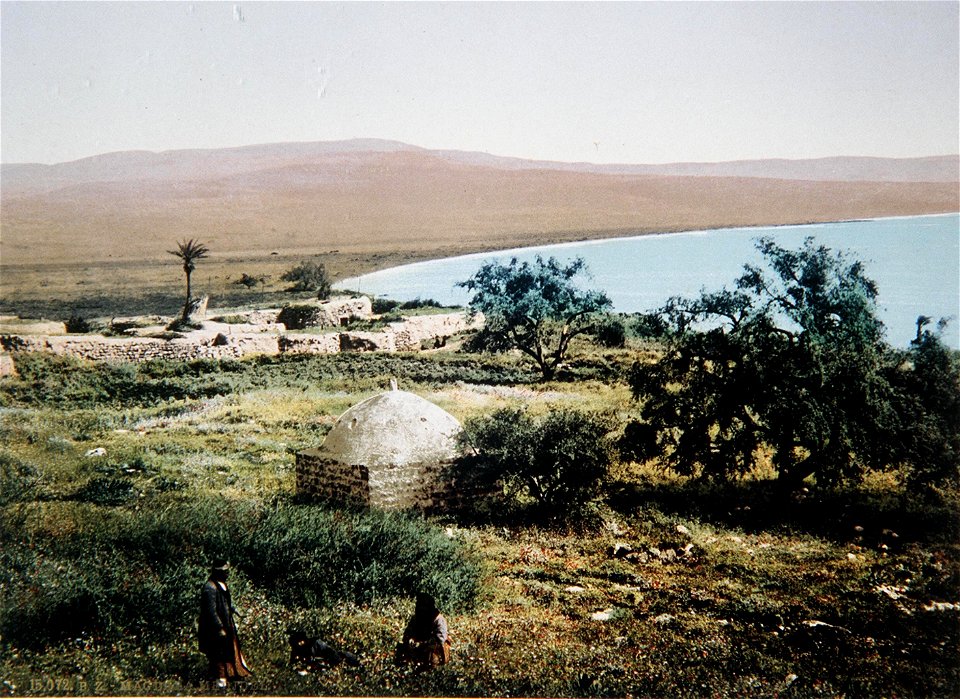 Al-Majdal photographed by Felix Bonfils