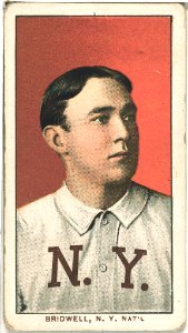 Al Bridwell, New York Giants, baseball card portrait LCCN2008676473