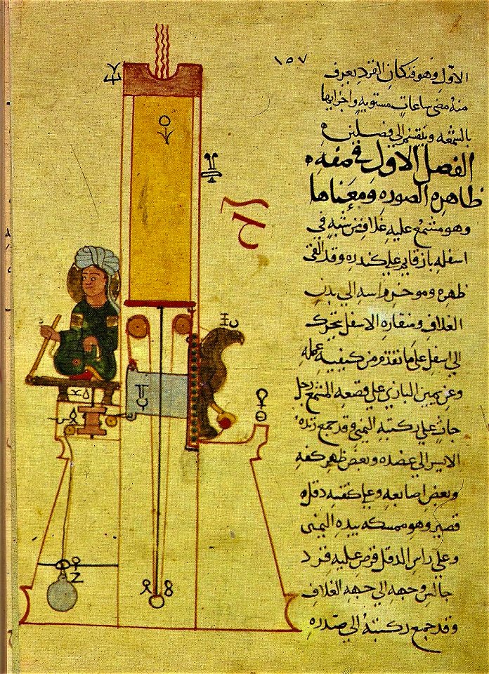 Al-Jazari - The Scribe Candle Clock