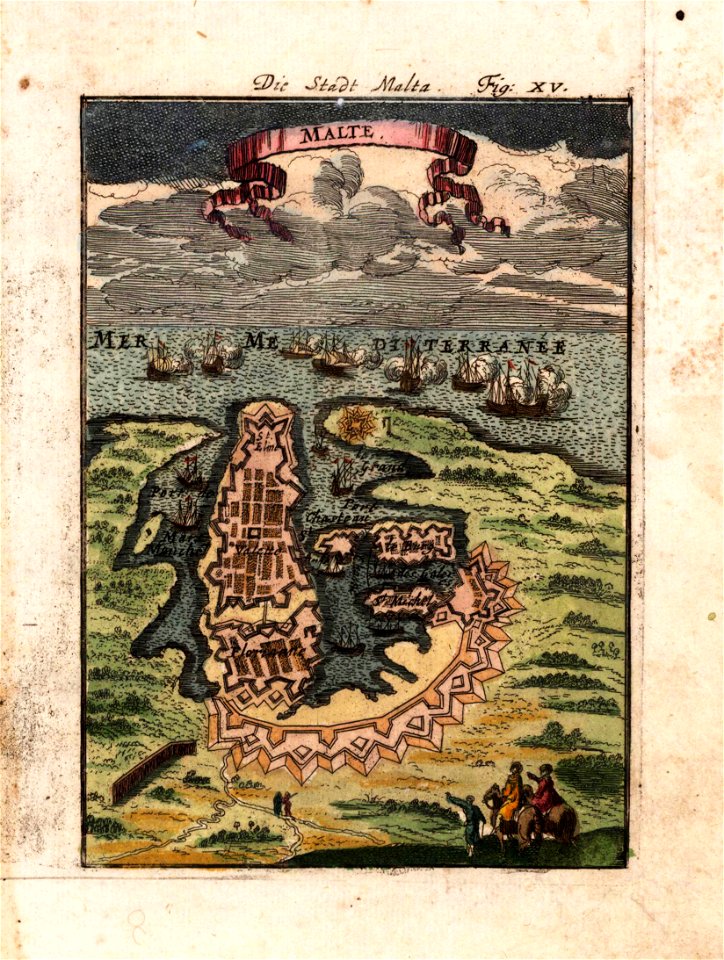 Alain Manesson Mallet, Die Stadt Malta