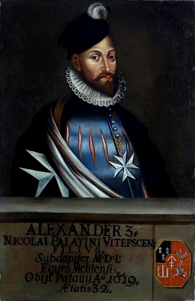 Alaksandar III Sapieha. Аляксандар III Сапега (1709)