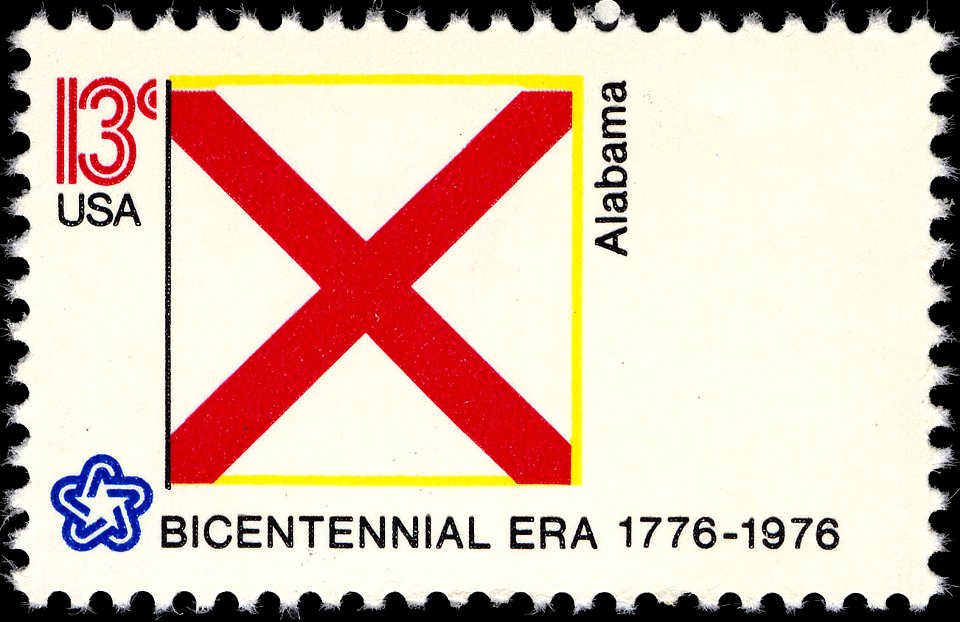 Alabama Bicentennial 13c 1976 issue