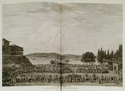 Alaϊh ou Marche du Surré-Éminy, avec le chameaux sacrés et le trésor destiné pour la Mecque - D'ohsson Mouradgea - 1790