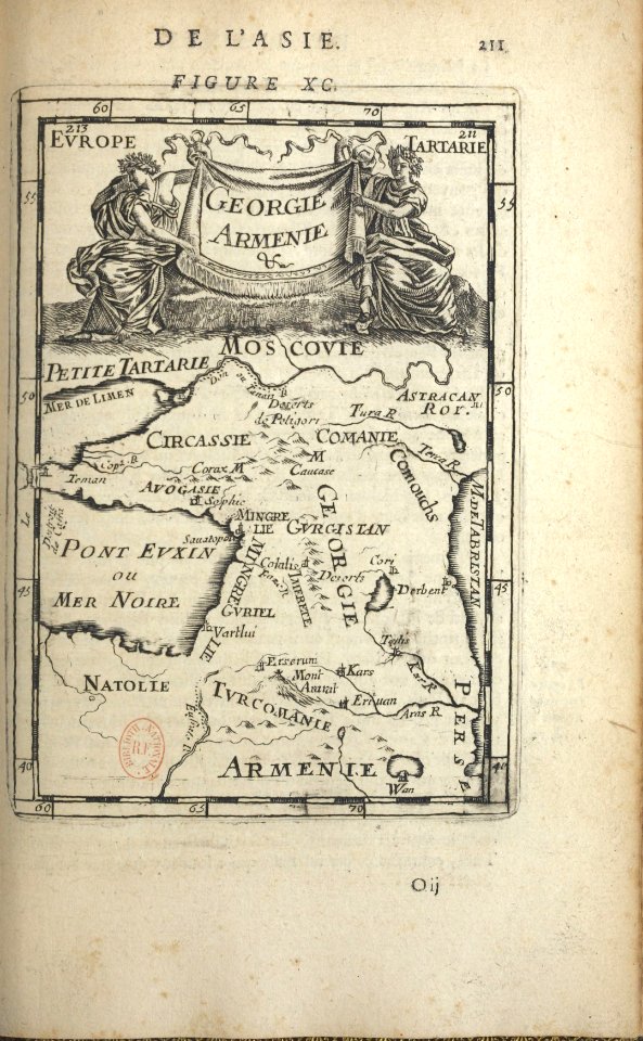 Alain Manesson Mallet. Georgie Armenie. 1683
