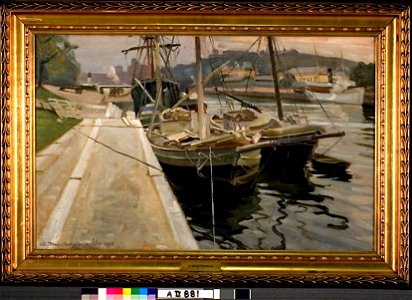 Alarik Munsterhjelm - Kalkkiveneitä - A II 881 - Finnish National Gallery