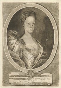 Alaksandra Radzivił (Białchackaja). Аляксандра Радзівіл (Бялхацкая) (H. Lajbovič, 1758)