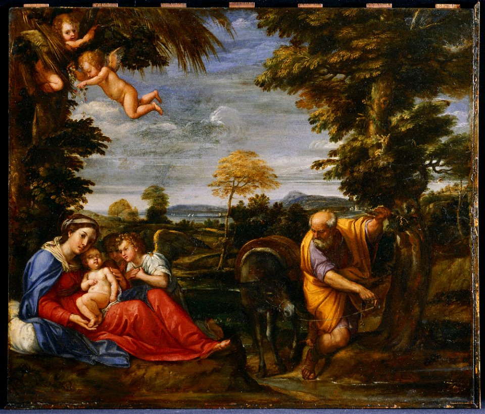 Francesco Albani - Rest on the Flight to Egypt - y1930-437 - Princeton University Art Museum