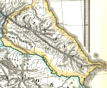 Albania 1965 Spruner Map of the Caucasus and Iraq in Antiquity - Geographicus - CaucusesIraq-spruner-1865