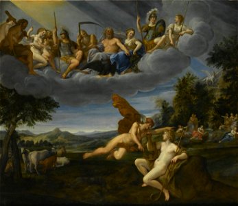 Albani - Apollon et Mercure, ou Allégorie de l'Air