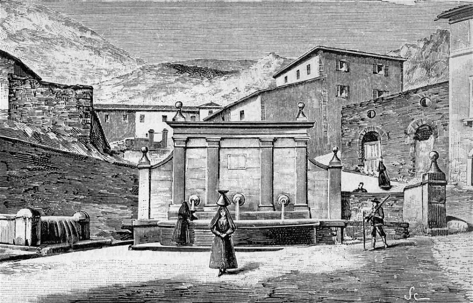 Alatri – Fontana Filet (xilografia)