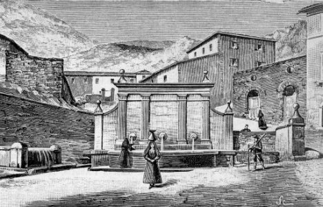 Alatri – Fontana Filet (xilografia)