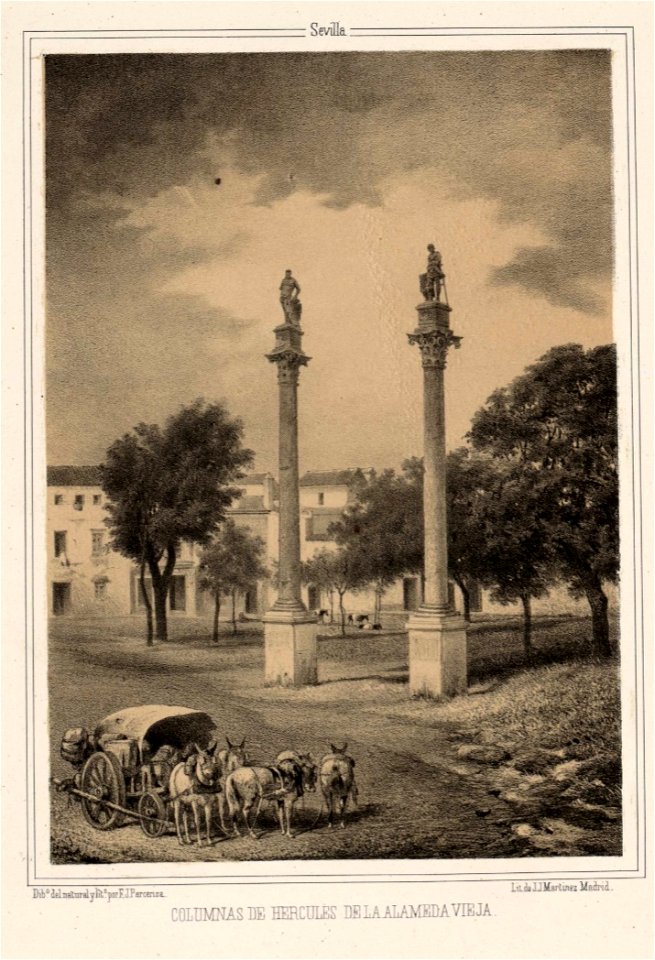 Alameda de Hércules (litografía)