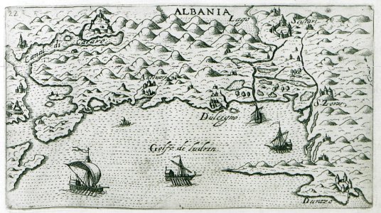 Albania - Rosaccio Giuseppe - 1598