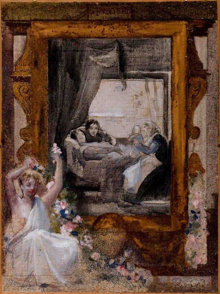 Albert (Paul Albert Besnard Besnard dit) - Esquisse pour la salle des mariages de la mairie du 19ème arrondissement , Le Printemps - PPP3854 - Petit Palais