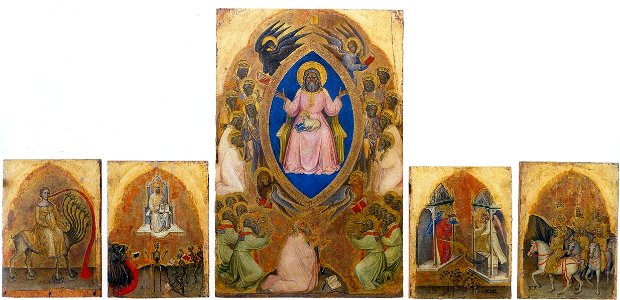 Alberegno Jacobello. Polyptych of the Apocalypse. 1375-97. Gallerie dell'Accademia, Venice