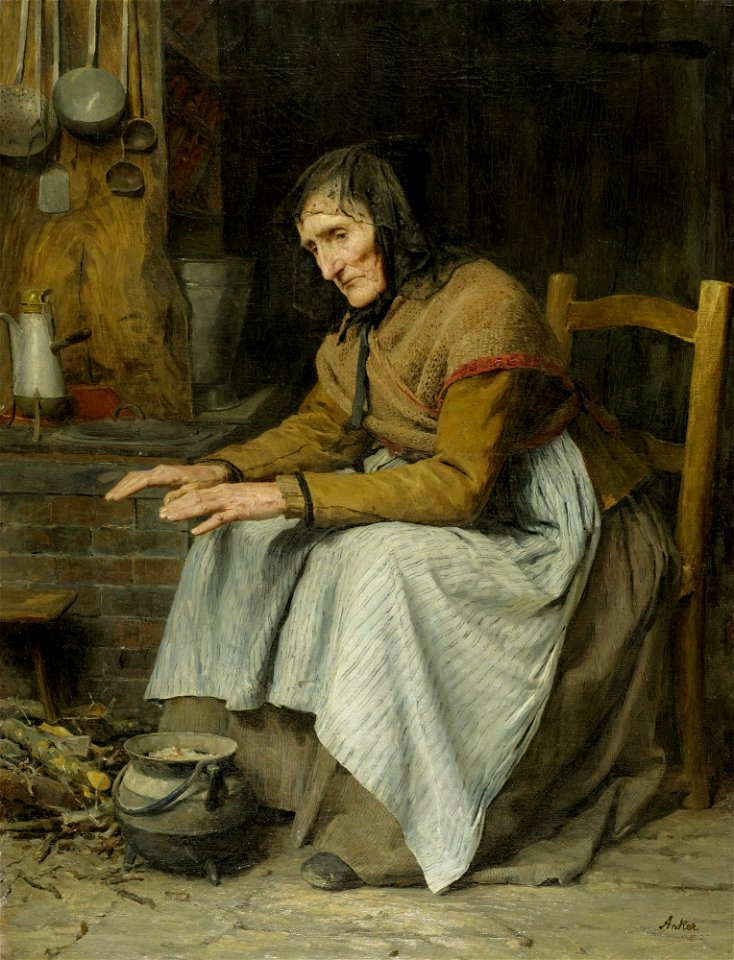 Albert Anker Hohes Alter II
