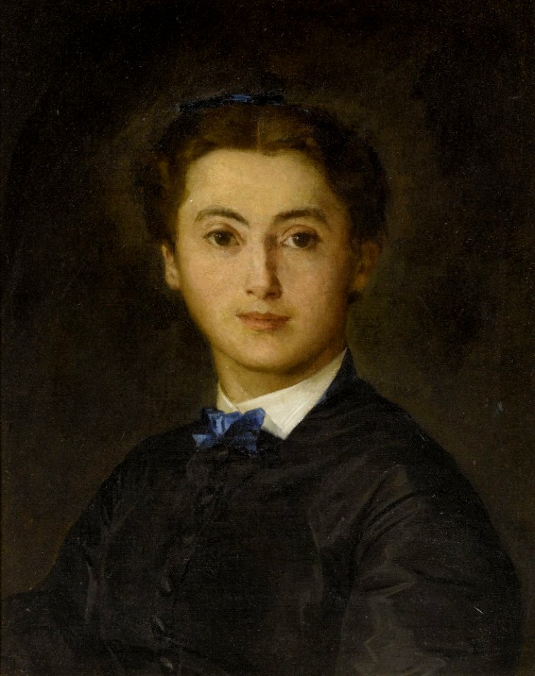 Albert Anker Bildnis Therese von Wyttenbach-von Fischer 1869