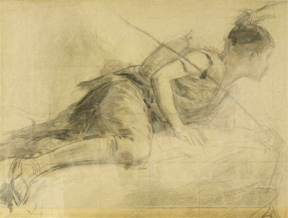Albert Anker Studie Pfahlbauer