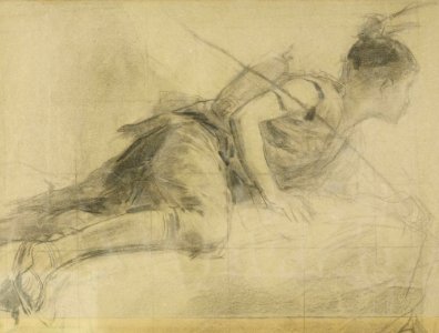 Albert Anker Studie Pfahlbauer