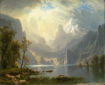Albert Bierstadt - In the Sierras - 1940.299 - Fogg Museum