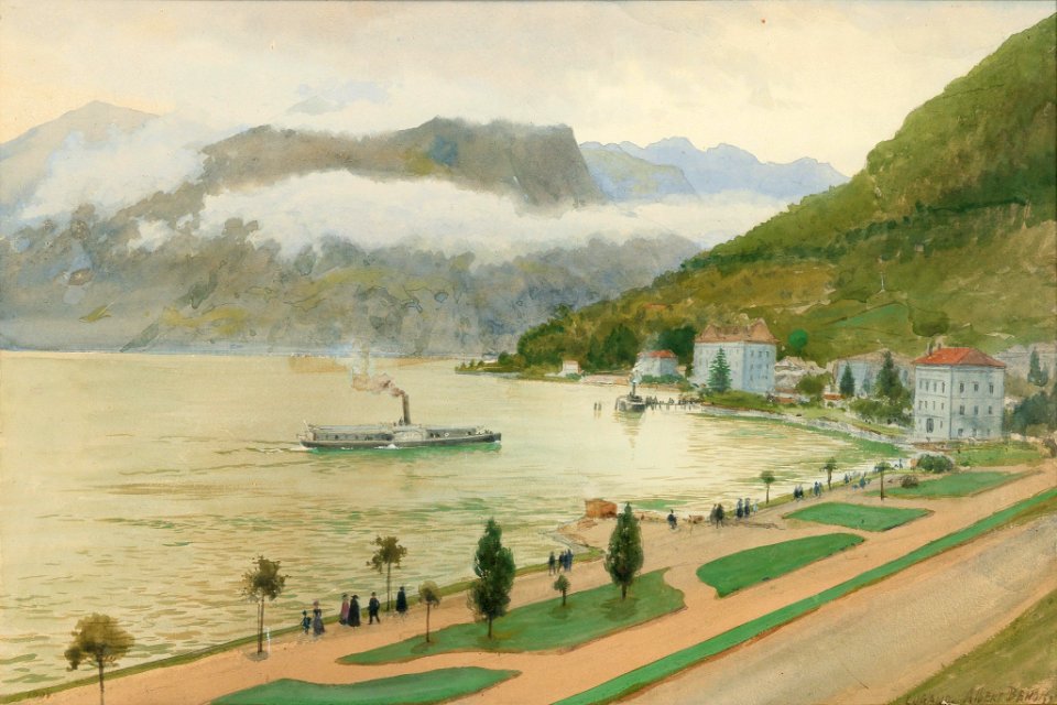 Albert Benois - Der Luganer See