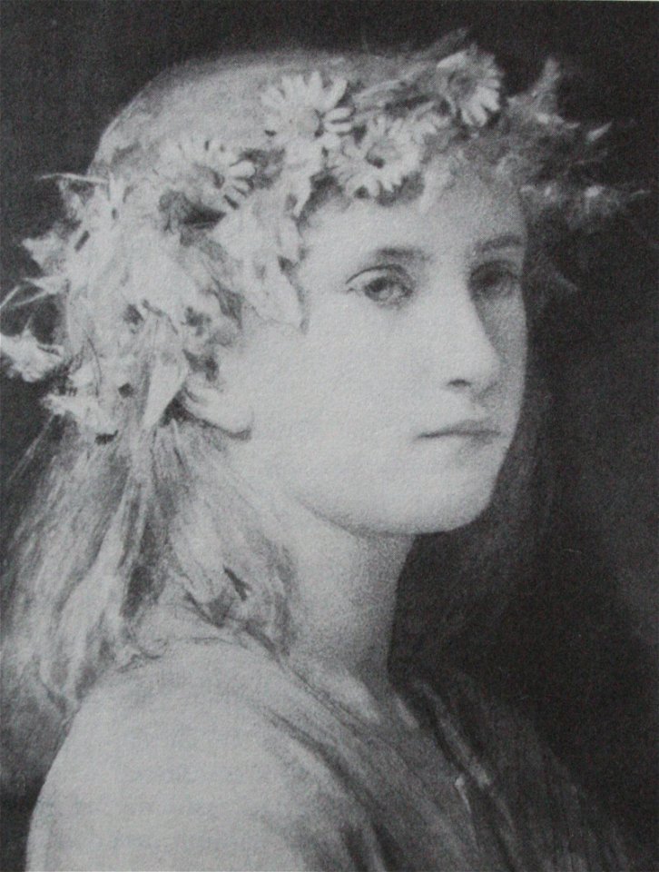 Albert Anker Marie Anker 1884