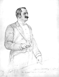 Albert Ballin 1891, von C.W. Allers