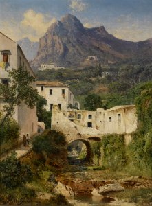 Albert August Zimmermann Mühltal bei Amalfi