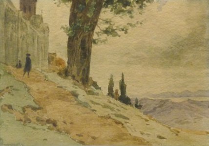 Albert Anker-Lac de Trasimène